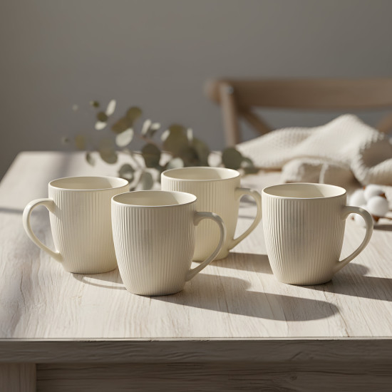 Porcelain Mug Set - 4 Pcs
